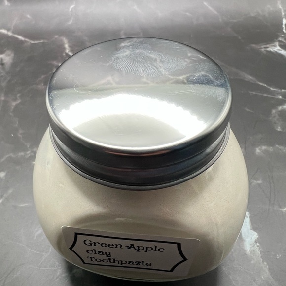 Green Apple Clay Toothpaste  flavor request available - Picture 4 of 8